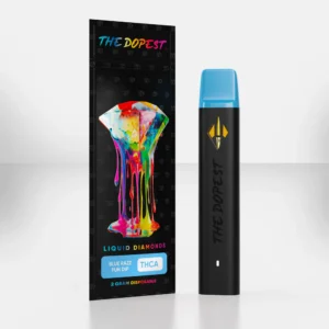 The Dopest Blue Razz Fun Dip 2G THCA Liquid Diamonds Hybrid Disposable