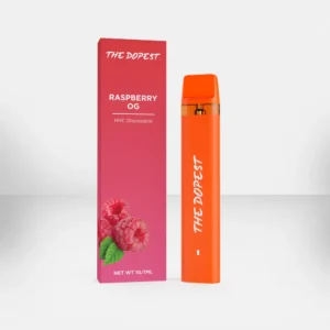 the dopest Raspberry OG Indica HHC Vape Disposable