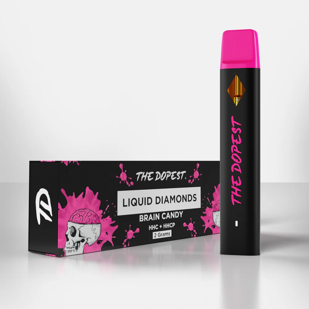 the dopest Brain Candy 2G Liquid Diamonds Disposable