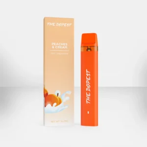 The Dopest Peaches & Cream – Sativa HHC Vape Disposable