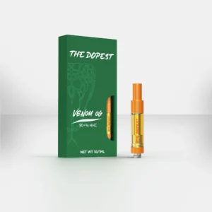 The Dopest Venom OG – Indica HHC Vape Cartridge