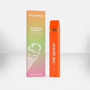 The Dopest Rainbow Sherbet – Hybrid HHC Vape Disposable