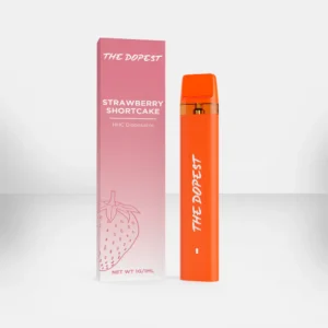 the dopest Strawberry Shortcake – Indica HHC Vape Disposable