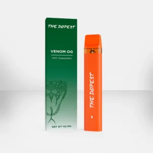 The Dopest Venom OG – Indica HHC Vape Disposable