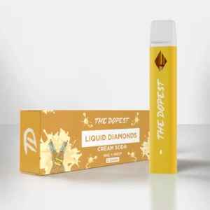 the dopest CREAM SODA 2G HHCP Liquid Diamonds Indica Disposable