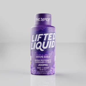 the dopest Lifted Liquid: 200MG Grape Soda HHCP + HHC Syrup