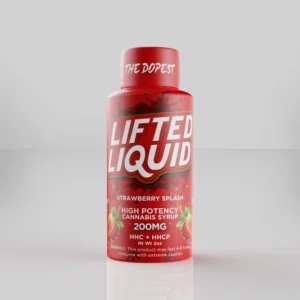 the dopest Lifted Liquid: 200MG Strawberry Splash HHCP + HHC Syrup